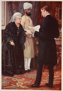 The Queen Listening to a Dispatch from the Front